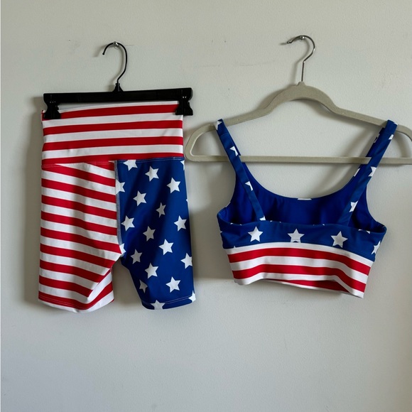 Beach Riot American 🇺🇸 Flag - shorts & top set, size S - Picture 4 of 4